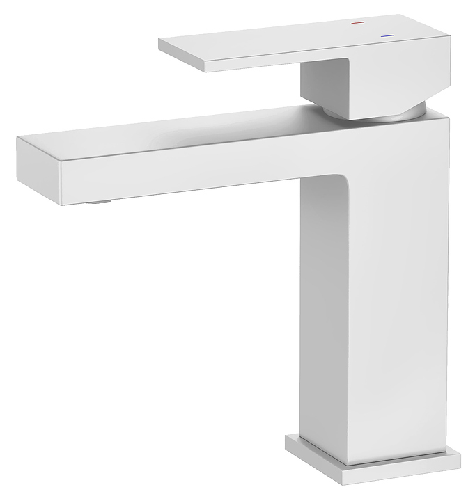 Смеситель для раковины TIMO Selene 2061/16F белый матовый