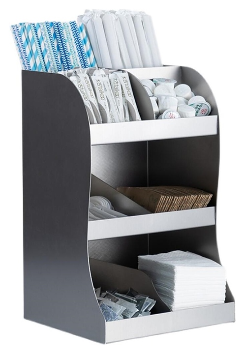 Диспенсер для кофейных аксессуаров P.L. Barbossa S0565-4 20х20х40 см (нерж. сталь)