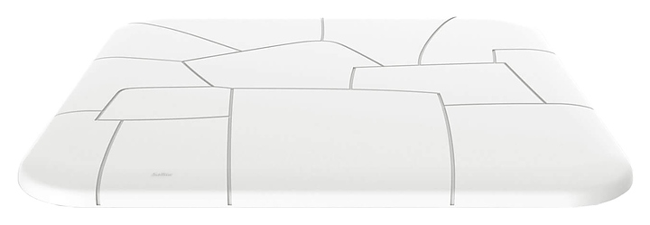 Столешница Sheffilton SHT-TT30 83/83 (пластик) квадратная белая