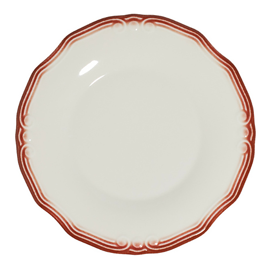 Тарелка мелкая ID Fine Relic Maroon 30557-211020 20 см