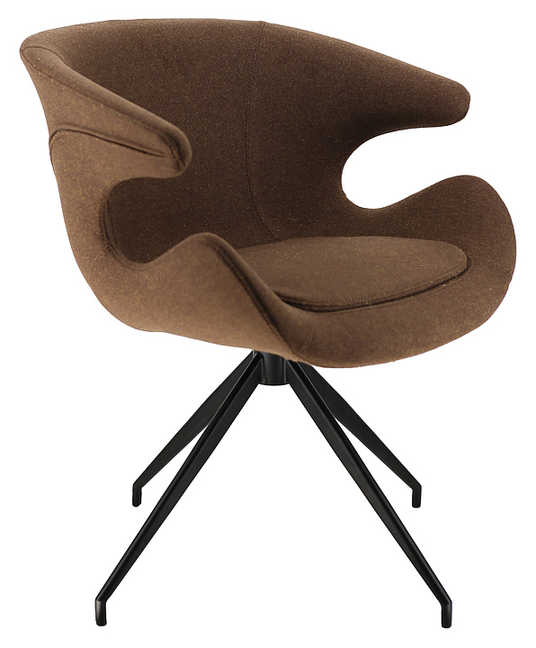 Кресло обеденное Everprof Liberty ткань, коричневое