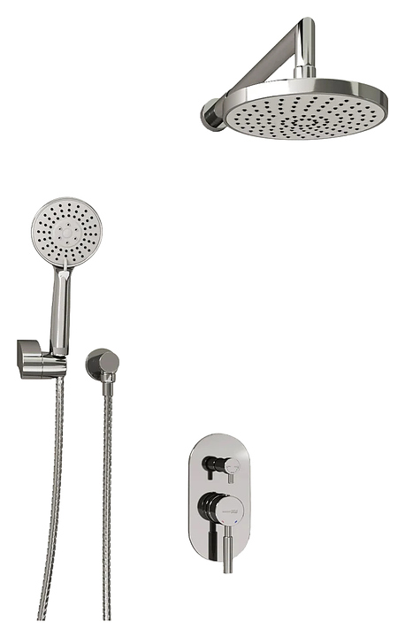 Комплект душевой встраиваемый Wasserkraft A14129 хром