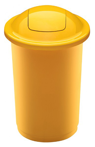 Контейнер для мусора PLAFOR Top Bin 50 л желтый