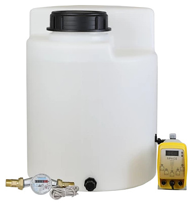 Комплекс дозирования SpaceAqua Dose 603-IMP, емкость 60 л, счетчик Dn20