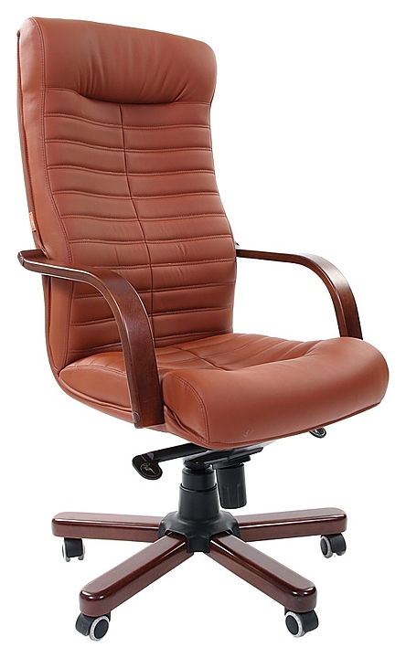 Кресло офисное Chairman 480 WD, коричневое