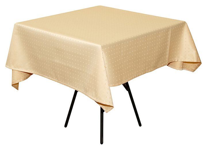 Скатерть Клен Мираж 04С47-КВ р. 4/050303 145х145 см бежевая
