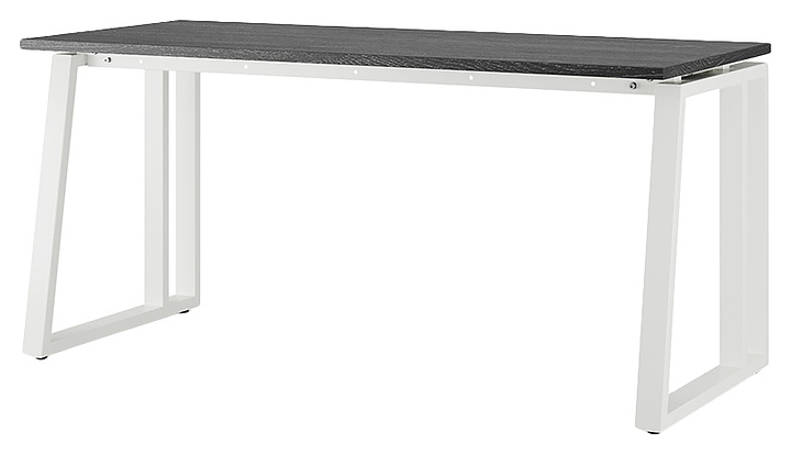 Стол офисный КОБОР TS2-120/70 white/glazed