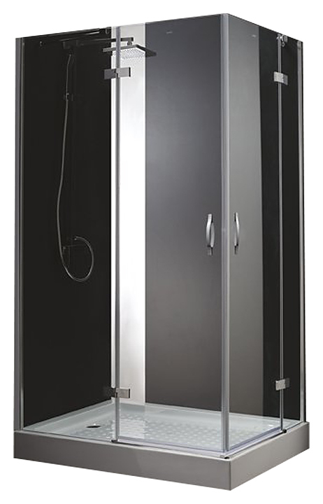 Уголок душевой CEZARES BERGAMO-W-AH-2-120/90-P-Cr-L 120х90х195 см