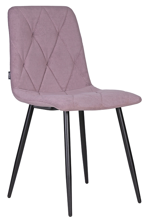 Стул обеденный DOBRIN 006 CHILLY ROMBO (лавандовый, черный)