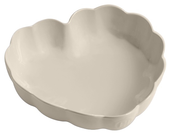 Форма для запекания и подачи Emile Henry 026153 2000 мл 26,5х24,5 см h=6,5 см (керамика) молочная