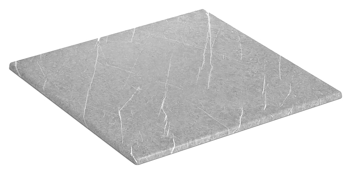 Столешница Sheffilton SHT-TT 80/80 (МДФ) квадратная серый мрамор