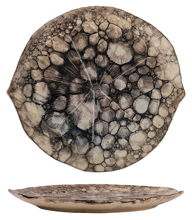 Блюдо для подачи P.L. Proff Cuisine Pebbles Clear Ice Dark BB 2400 Gray Frutti di Mare P.L. [1]