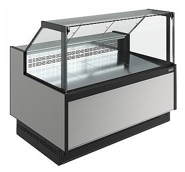 Витрина холодильная Carboma Bavaria 4 GC110 SV 1,5-1 версия 2.0 9006-9005 (без боковин)