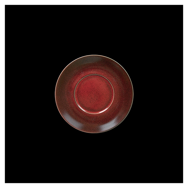 Блюдце Corone Cocorita XSY2902 d=17 см (фарфор) красное