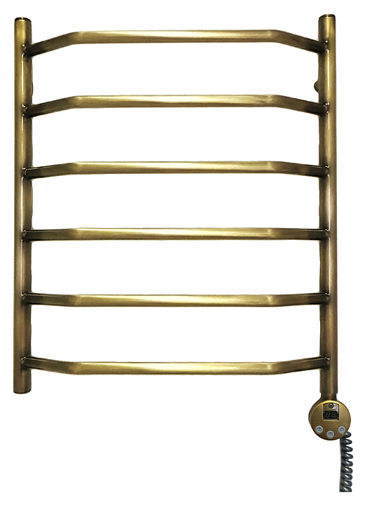 Полотенцесушитель электрический Domoterm Лаура П6 50x80 см ERL АБР, правый, античная бронза