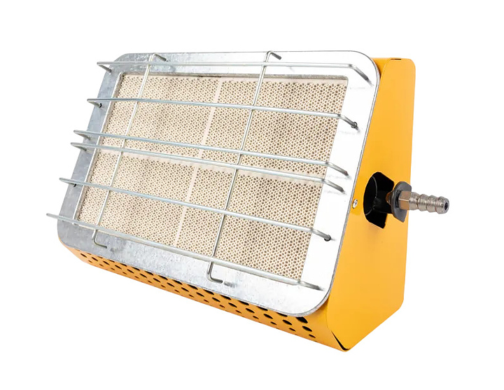 Газовый обогреватель инфракрасный Солярогаз Aeroheat IG 3000 270х180х190 мм желтый, серый