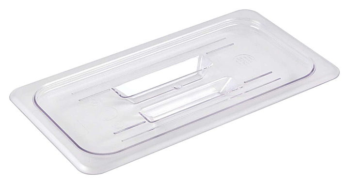 Крышка для гастроемкости Luxstahl JW-P13HC GN 1/3 (327х176) поликарбонат