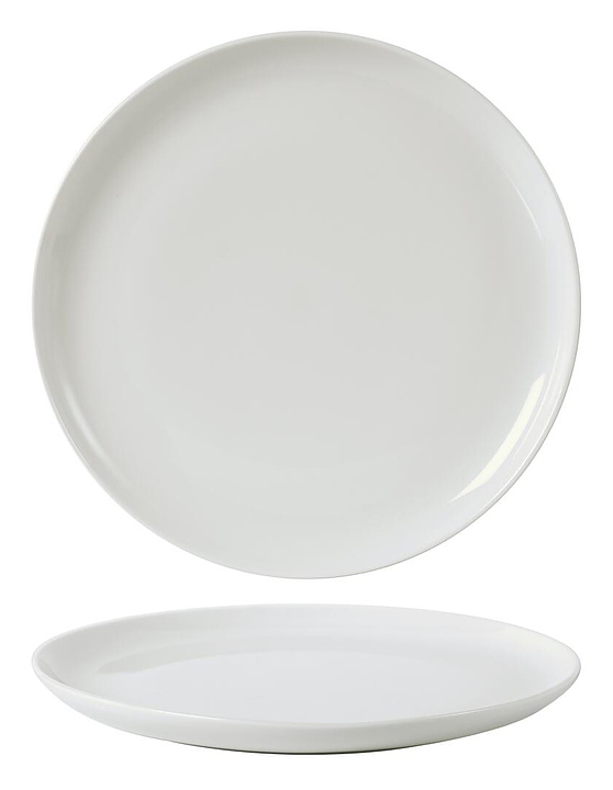 Тарелка основная Noble Fine Plus 095052A К=24 d 26 см h 2 см белый