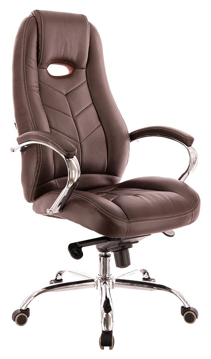 Кресло руководителя Everprof Drift M кожа, коричневое