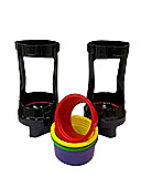 Набор из 2х стоек, 2х микронайзеров и комплект цветных адаптеров для блендера Blendtec 41-605-07