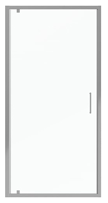 Дверь душевая BRAVAT Line BD100.4111A 100х200 см, в нишу, распашная