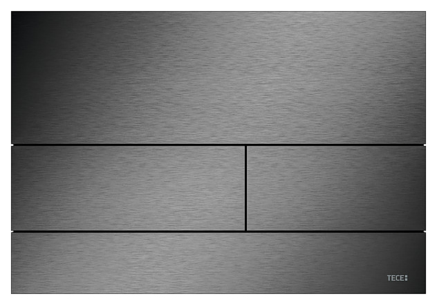 Кнопка смыва TECE TECEsquare II 9240836, с цветным PVD покрытием, сатин, черный хром