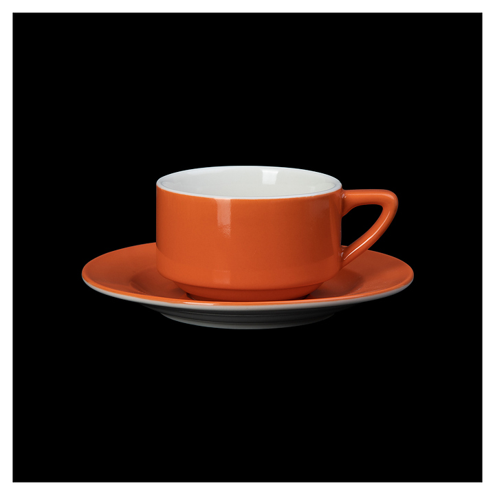 Кофейная пара Corone Gusto 190 мл оранжевая