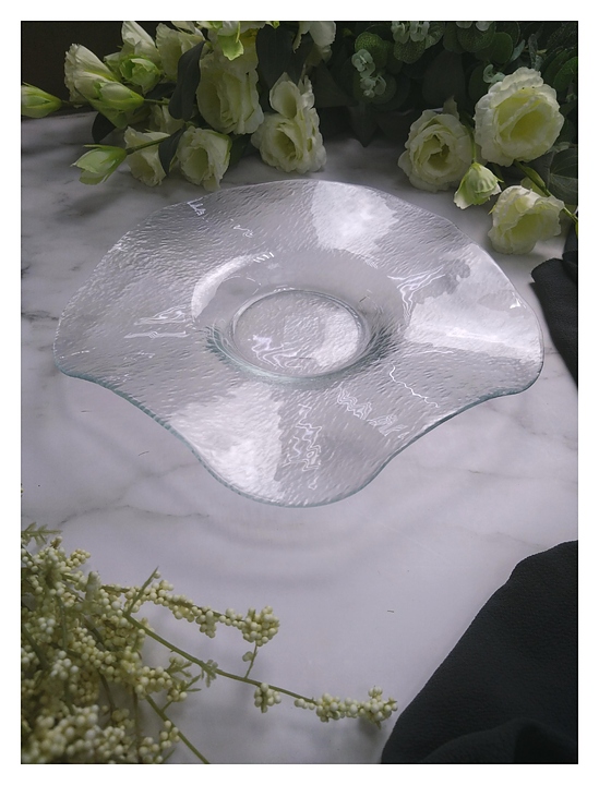 Тарелка для пасты ArdaCam Estonia ARD 2226.1 d=27 см h=4 см (стекло)