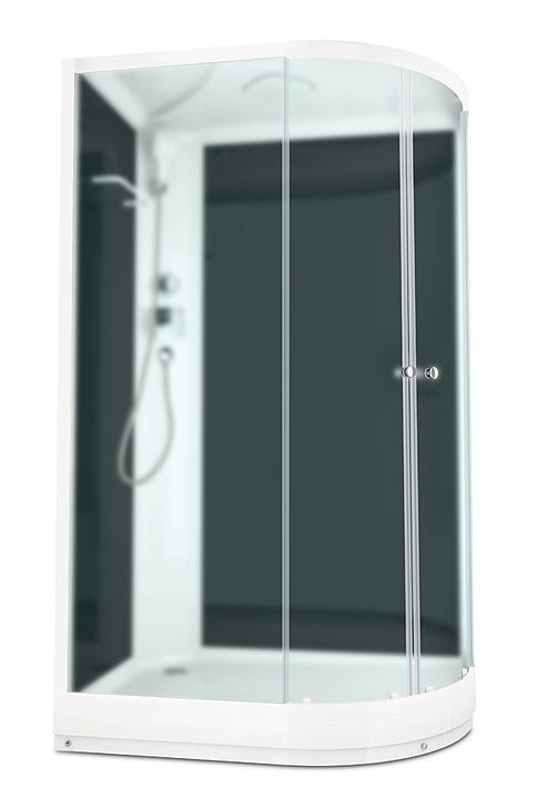 Душевая кабина Domani-Spa Delight 128 L DS01D128LLBM00 120х80 см