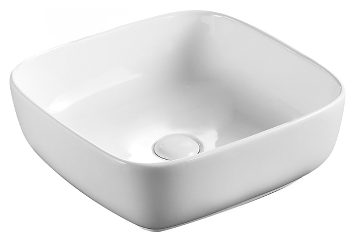 Раковина накладная Azario AZ41016 40х40х14 см, фаянс