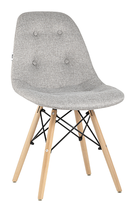 Стул Stool Group DSW SOFT рогожка светло-серый