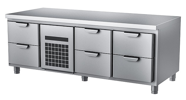 Стол холодильный HappyChef TC GL 2-CR-2-2