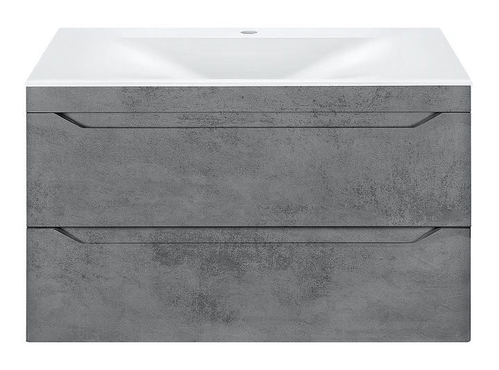 Тумба под раковину Vincea Fine 800 Beton 79,9х50 см, подвесная, бетон