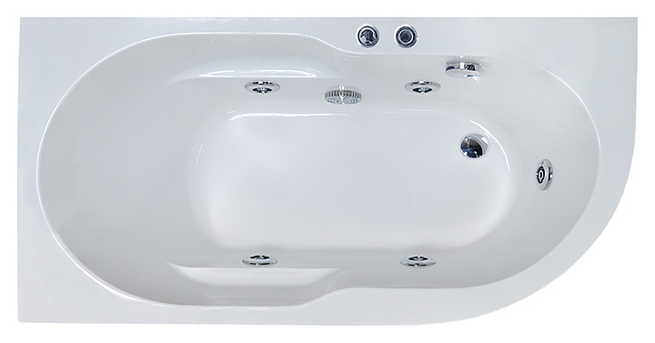 Ванна гидромассажная Royal Bath AZUR STANDART RB614201ST-L 150x80x60 см, акрил