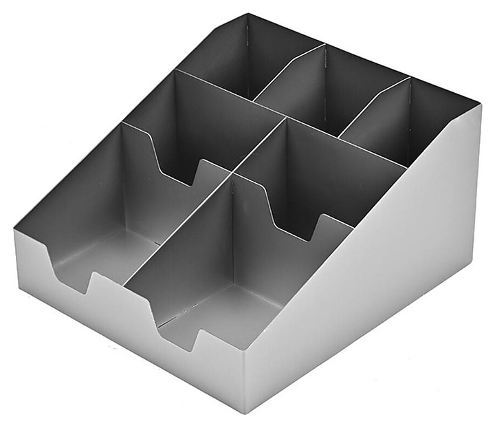 Диспенсер для кофейных аксессуаров P.L. Barbossa S0565-3 28х31х16 см (нерж. сталь)