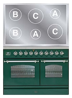 Духовка с варочной панелью ILVE PDNI-100-MP