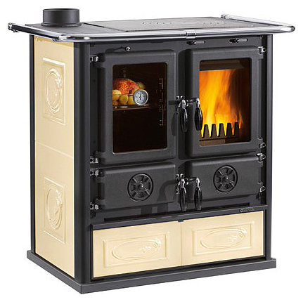 Отопительно-варочная печь La Nordica Rosetta Sinistra (бежевый)