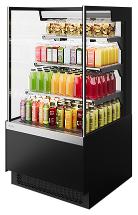 Витрина кондитерская Chilz VETE II KUB OFT SQ 130 белый глянец