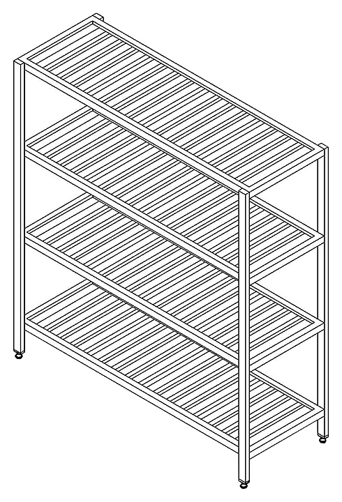 Стеллаж кухонный OZTI 7897.09050.14