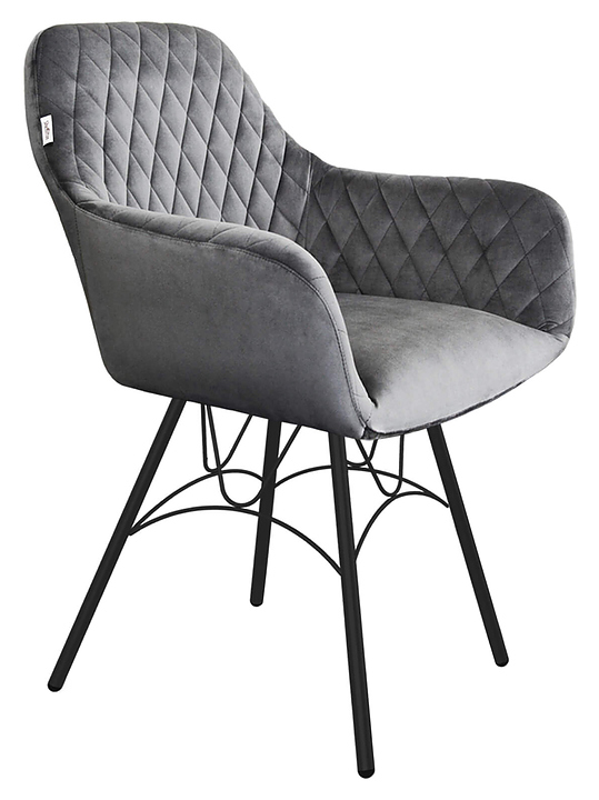 Стул барный Sheffilton SHT-ST38/S100 угольно-серый / черный муар