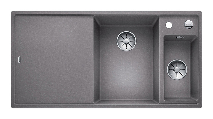 Кухонная мойка Blanco Axia III 6 S InFino Silgranit (+столик ясень) алюметаллик