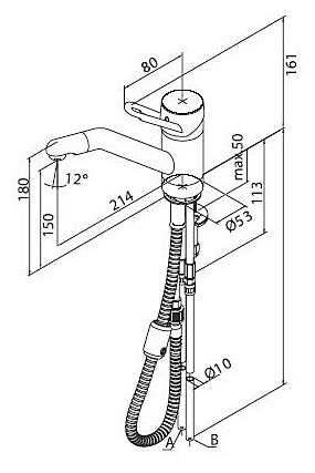 Смеситель Damixa Apollo Classic 50121