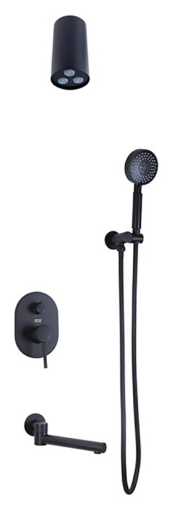 Комплект душевой Bronze de Luxe Scandi 14582-501B