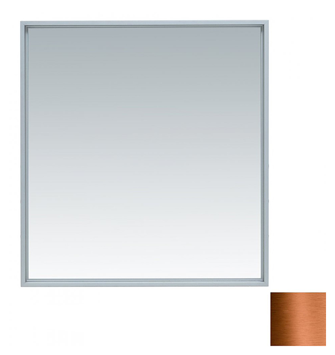 Зеркало De Aqua Алюминиум 90 90х75 см с LED подсветкой, медь