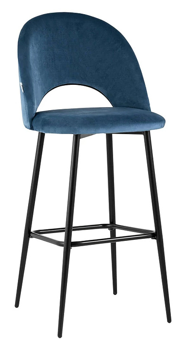 Стул барный Stool Group Меган пыльно-синий