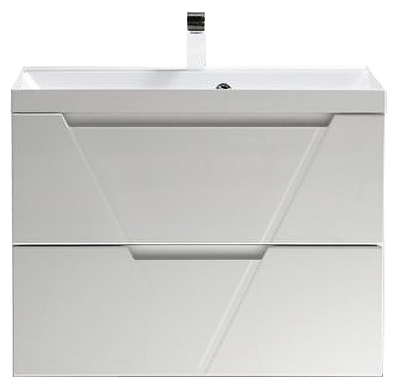 Тумба под раковину BelBagno VITTORIA-800-2C-SO-BL белый глянцевый