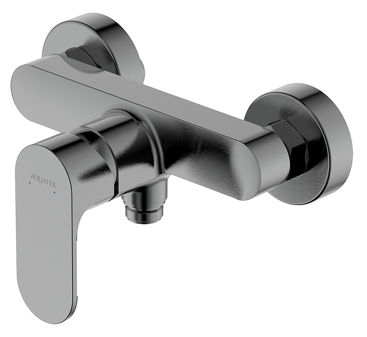 Смеситель для душа Aquatek Альфа AQ1960BGM оружейная сталь