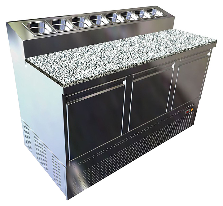 Стол холодильный Gastrolux СОП3Г-147/3Д/Sр