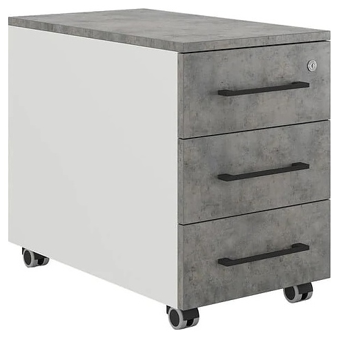 Тумба мобильная КОБОР TМ3-40/70 white/chicago