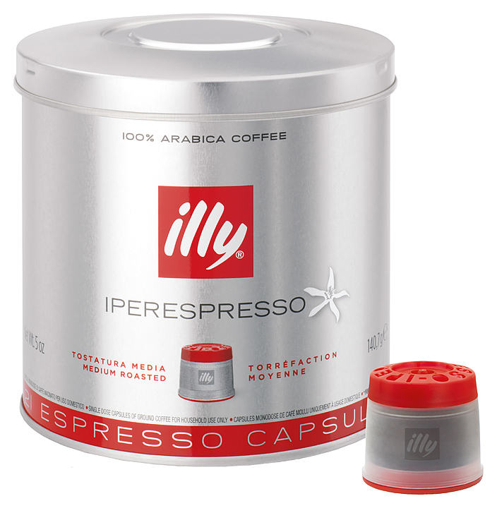 Кофе молотый в капсулах illy ipso home (арабика, средняя обжарка, 21 капсула)